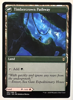 MTG Magic The Gathering Cragcrown Timbercrown Pathway Zendikar Rising - Image 2
