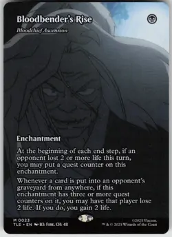MTG Bloodbender's Rise Bloodchief Ascension Borderless Normal NM Avatar Magic 23 - Image 1