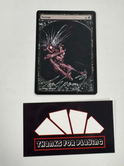 Terror Players Reward Signed Autograph Ron Spencer - Image 1