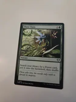 THREE VISITS 913 Commander Masters MTG Magic NM - Image 1