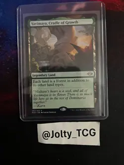 Magic the Gathering Yavimaya, Cradle of Growth Modern Horizons 2 Regular - Image 1