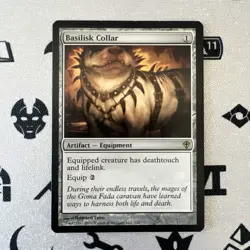 MTG Magic the Gathering Basilisk Collar (122/151) Worldwake LP - Image 2