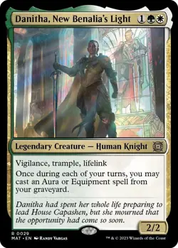 *foil* DANITHA NEW BENALIA'S LIGHT 29 March of Machines Aftermath MTG - Image 1