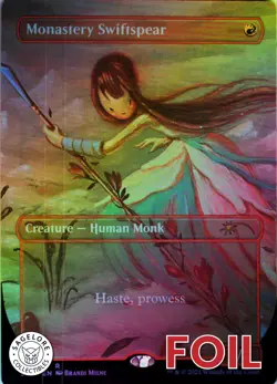 MTG Monastery Swiftspear (216) | NM Foil | Secret Lair Valentine's Day {SLD} - Image 1