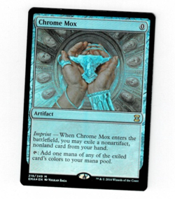 foil chrome mox 219/249 2016 Magic The Gathering Eternal Masters - Image 3