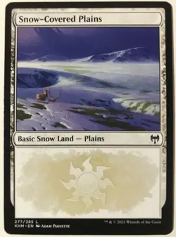 SNOW-COVERED PLAINS 277 Kaldheim MTG Magic the Gathering NM - Image 1