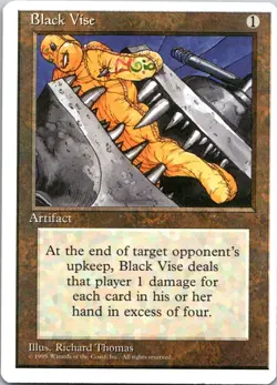 Magic the Gathering OC Black Vise Core Set 4th Edition MTG Free Shipping! - Image 1