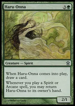 MTG Magic the Gathering Haru-Onna (132/170) Saviors of Kamigawa MP - Image 1