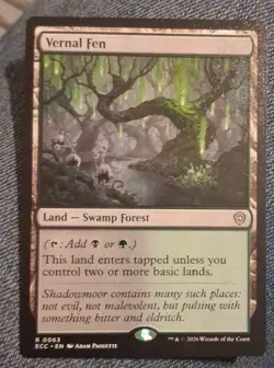 Vernal Fen 63 NM Lorwyn Eclipsed Commander MTG - Image 1