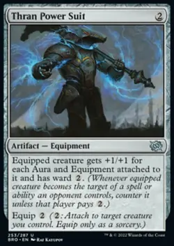 MTG Magic the Gathering Thran Power Suit (253/416) The Brothers' War NM - Image 1