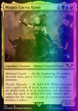 MTG Magic the Gathering Magus Lucea Kane (174/657) Warhammer 40,000 LP FOIL - Image 1