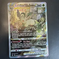 Pokemon TCG Leafeon VSTAR GG35/GG70 Crown Zenith: Galarian Gallery Holo NM EJ3 - Image 1