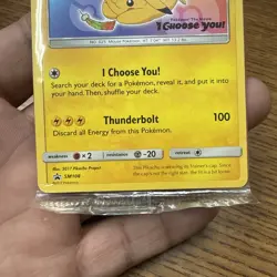 POKEMON SEALED ASH'S PIKACHU SM108 I CHOOSE YOU MOVIE PROMO NM/NM+ POKEMON TCG - Image 3