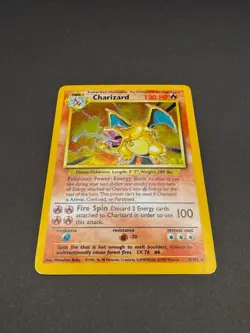 Charizard 4/102 Base Set Rare Holo Pokemon Card WOTC 1999 - Near Mint - 2 - Image 3