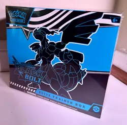 Pokemon TCG Scarlet and Violet Black Bolt ETB Elite Trainer Box Factory Sealed - Image 1