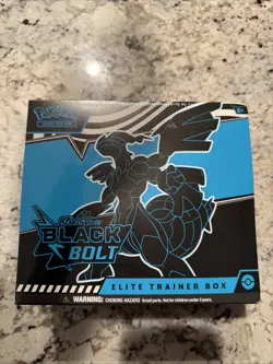Pokemon TCG Scarlet & Violet: Black Bolt - Elite Trainer Box ETB - SEALED NEW - Image 1