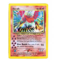 Ho-Oh - Pokemon Neo Revelation - Holo Rare Unlimited 7/64 - Nintendo 1995 - Image 1