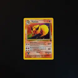 2000 Flamara Pokemon Card Holo Excellent Condition Orange German Flareon - Image 1