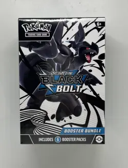 Pokemon TCG Scarlet & Violet Black Bolt SV10.5 Booster Bundle NEW Factory Sealed - Image 1