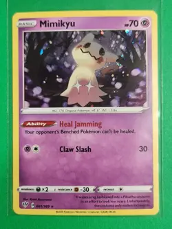 Pokemon TCG SWSH Cosmos Promo Mimikyu #81/189 Cosmos Rare - Image 1