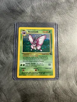 Pokemon TCG Venomoth #13/64 Holo Rare Jungle Set Unlimited WOTC VTG 1999 LP/MP - Image 1