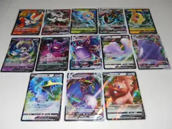 Pokemon S&S Shing Fates LOT of 13 V and Vmax Cards NO DUPLICATES - Image 1