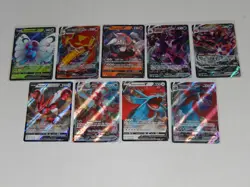 Pokemon S&S Darkness Ablaze LOT of 9 V and Vmax Cards NO DUPLICATES - Image 1