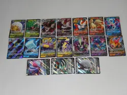 Pokemon S&S Rebel Clash LOT of 17 V and Vmax Cards NO DUPLICATES - Image 1