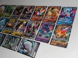 Pokemon S&S Rebel Clash LOT of 17 V and Vmax Cards NO DUPLICATES - Image 3