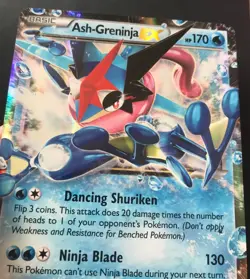 Ash-Greninja EX XY133 XY JUMBO Pokemon Card Oversized PROMO HOLO Generations Exc - Image 3