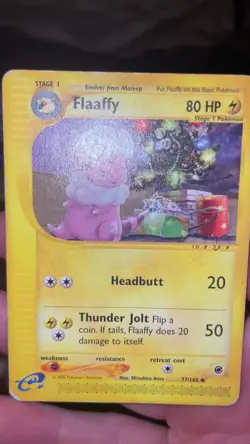 Pokemon TCG Flaaffy Expedition Card 77/165 Regular Uncommon - LP - Image 2