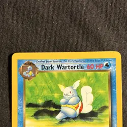 Dark Wartortle 46/82 Team Rocket 1st Edition Wizards Pokemon 1999-2000 English - Image 5