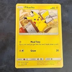 Pikachu (55) 55/236 Common Normal NM Pokemon SM - Unified Minds 153 - Image 1