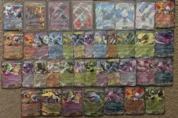 (83) Pokemon Full Art Ultra Rare Ex Lot- Cynthia’s Garchomp/Rockets Moltres +++ - Image 3
