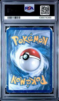 2015 POKEMON XY DOUBLE CRISIS #15 FULL ART/TEAM MAGMA'S GROUDON EX PSA 1 - Image 2
