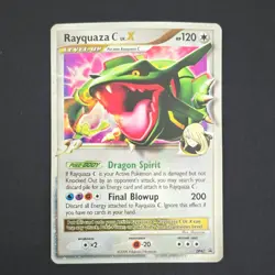 Pokemon TCG Rayquaza C LV.X DP47 Promo Holo Level Up Rare 120HP 2009 - Image 1