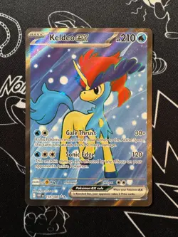 Keldeo EX 159/086 Pokemon TCG S&V White Flare Ultra Rare English - Image 1