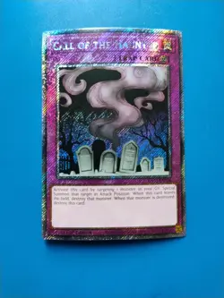 Near Mint Yugioh Call of the Haunted Platinum Secret Rare RA03-EN108 - Image 1