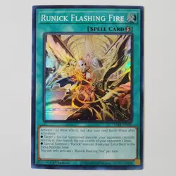 Runick Flashing Fire - TAMA-EN030 - NM/VLP - Super Rare - 1st ed - Yugioh - Image 1