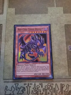 YUGIOH RED-EYES TOON DRAGON SHVI-EN036 SUPER UNLIMITED ED NM - Image 1