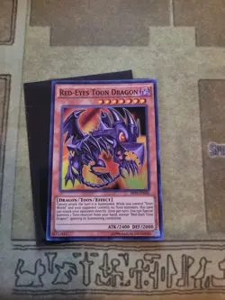 YUGIOH RED-EYES TOON DRAGON SHVI-EN036 SUPER UNLIMITED ED NM - Image 2