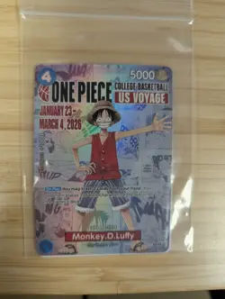 Monkey.D.Luffy (055) (College Basketball US Voyage) P-055 One Piece Promotion... - Image 1