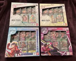 One Piece Illustration Box Vol. 1, 2, 3, & 4 Sealed Lot, New in Box - Image 1