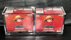 (TWO) One Piece OP-13 Carrying On His Will Booster Box English Factory Sealed - Image 1