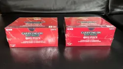 (TWO) One Piece OP-13 Carrying On His Will Booster Box English Factory Sealed - Image 2