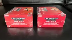 (TWO) One Piece OP-13 Carrying On His Will Booster Box English Factory Sealed - Image 3