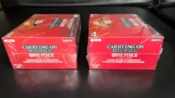 (TWO) One Piece OP-13 Carrying On His Will Booster Box English Factory Sealed - Image 5