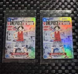 One Piece College Basketball US Voyage Monkey.D.Luffy 2 Cards - Image 1