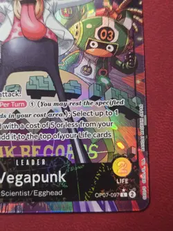 Vegapunk OP07-097 Parallel L 500 Years in the Future One Piece Card - Image 4