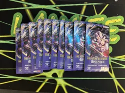 One Piece TCG The Azure Sea's Seven Sleeved Booster Pack (OP-14) Lot of 10 - Image 1